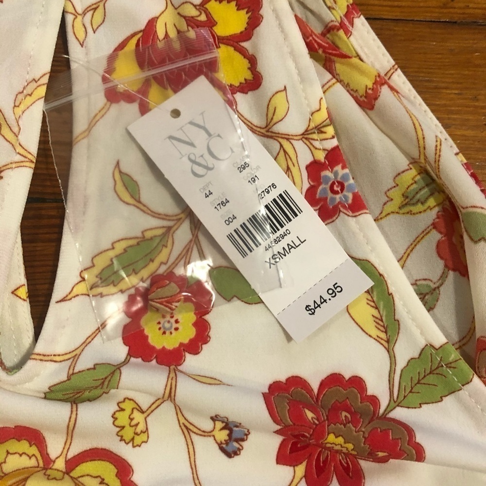 NY & C blouse floral size xs - Picture 4 of 6